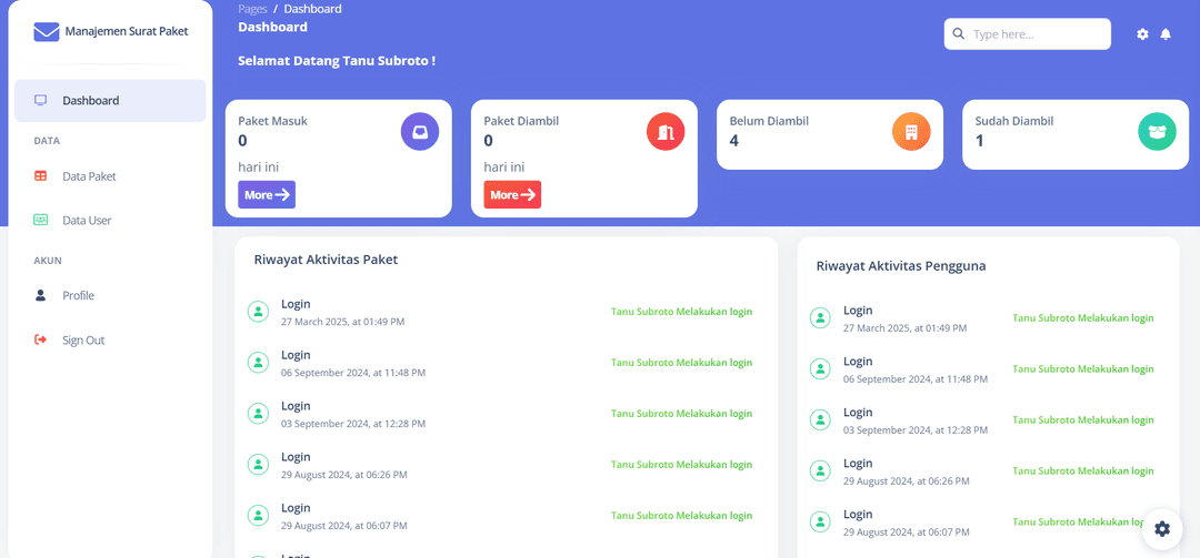 Package and Mail System